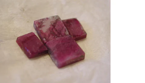 Cut stones