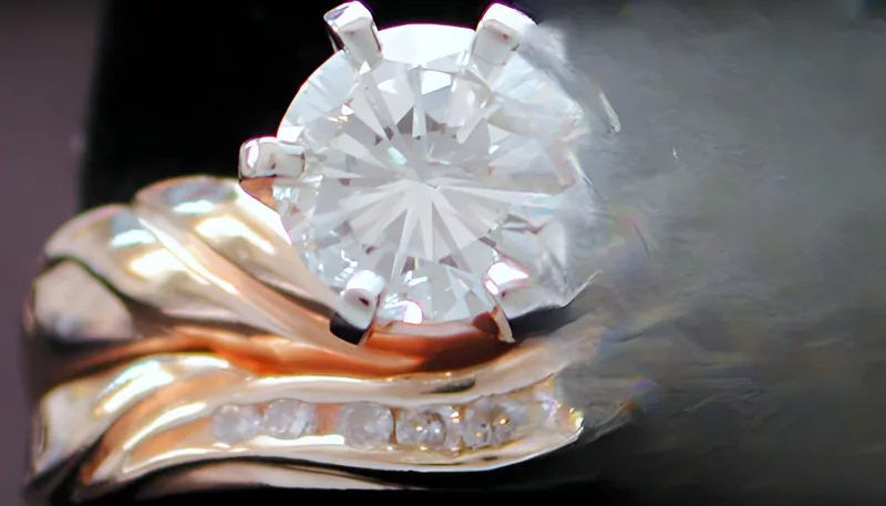 Two-Piece Round Diamond Set, by Ahern & Brucker