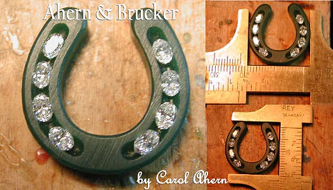 Ovals in the enlarged wax, 3.5 x 2.6 mm