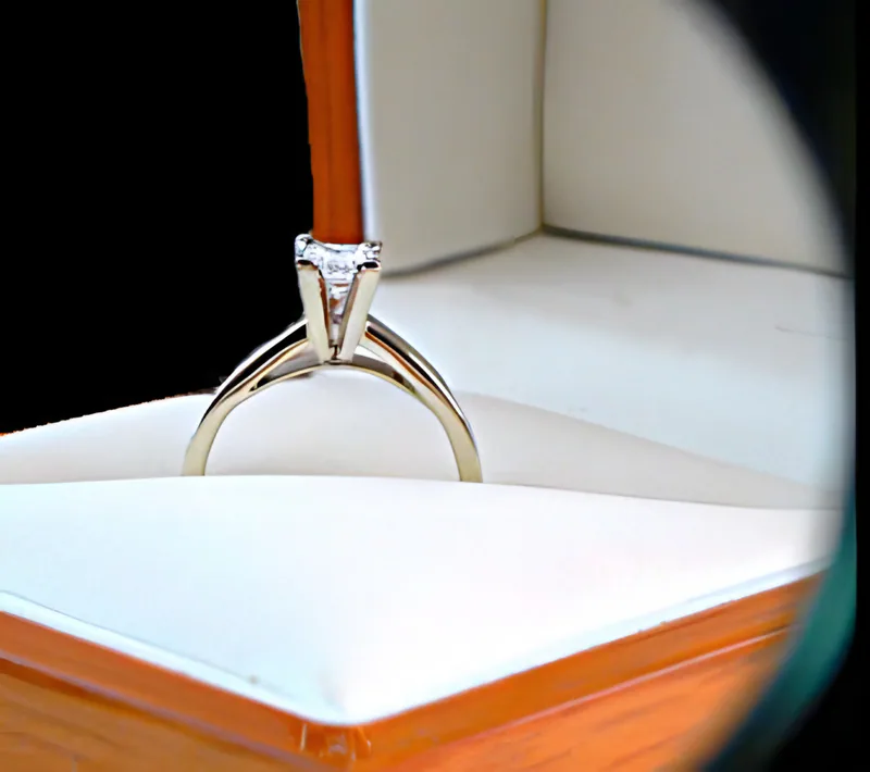 Hand-Fabricated Princess Solitaire, by Ahern & Brucker