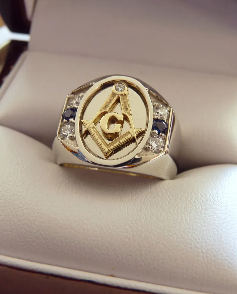 Freemason Ring, by Ahern & Brucker