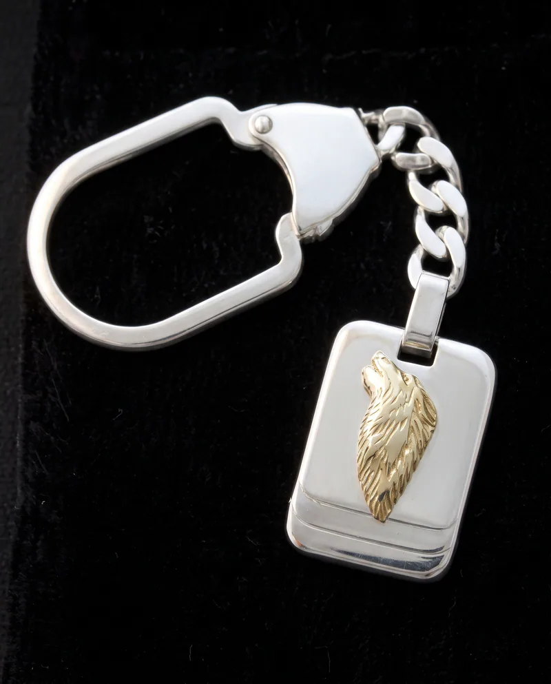 Wolf Key Chain, by Ahern & Brucker