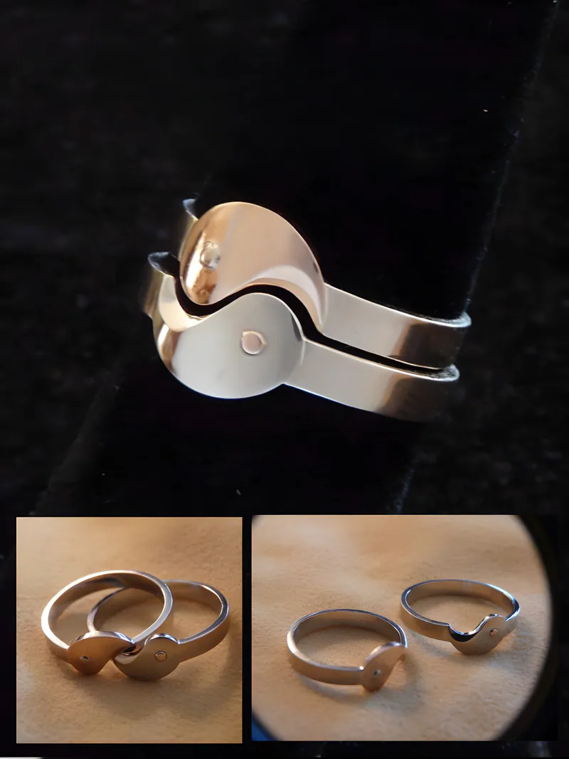 Yin Yang Wedding Set — view 3, by Ahern & Brucker
